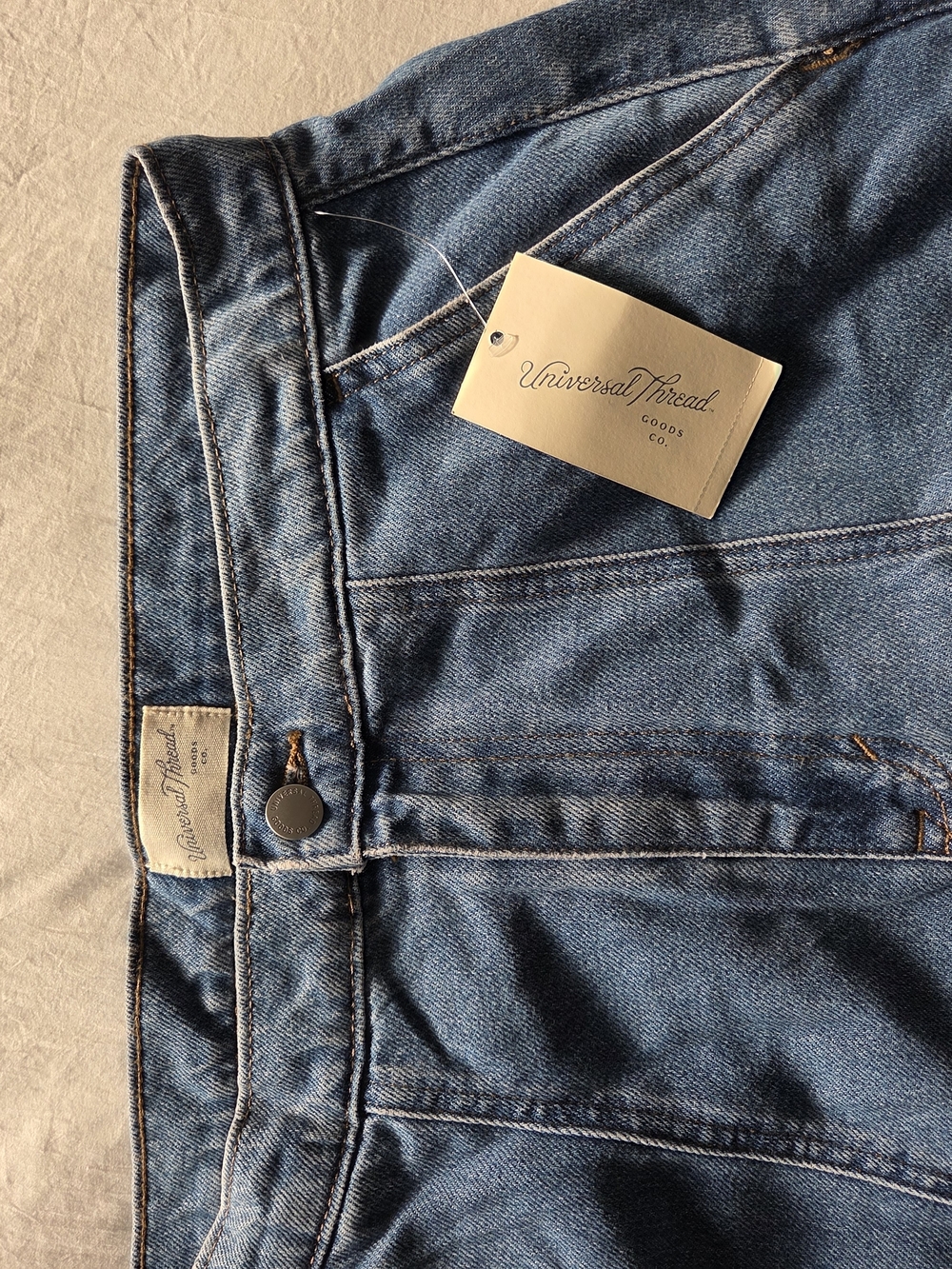 Universal Thread light blue denim Skirt New With Tag